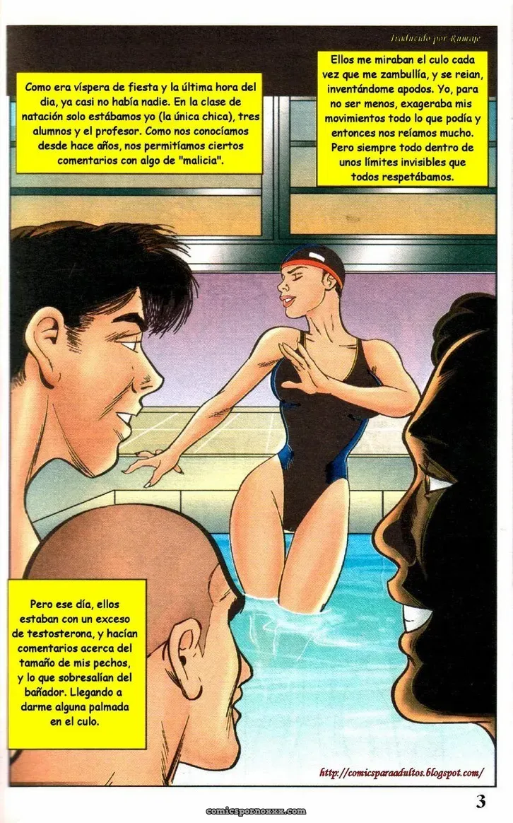 Comics Porno Brasileños: Diversión en el Vestuario - Página 2