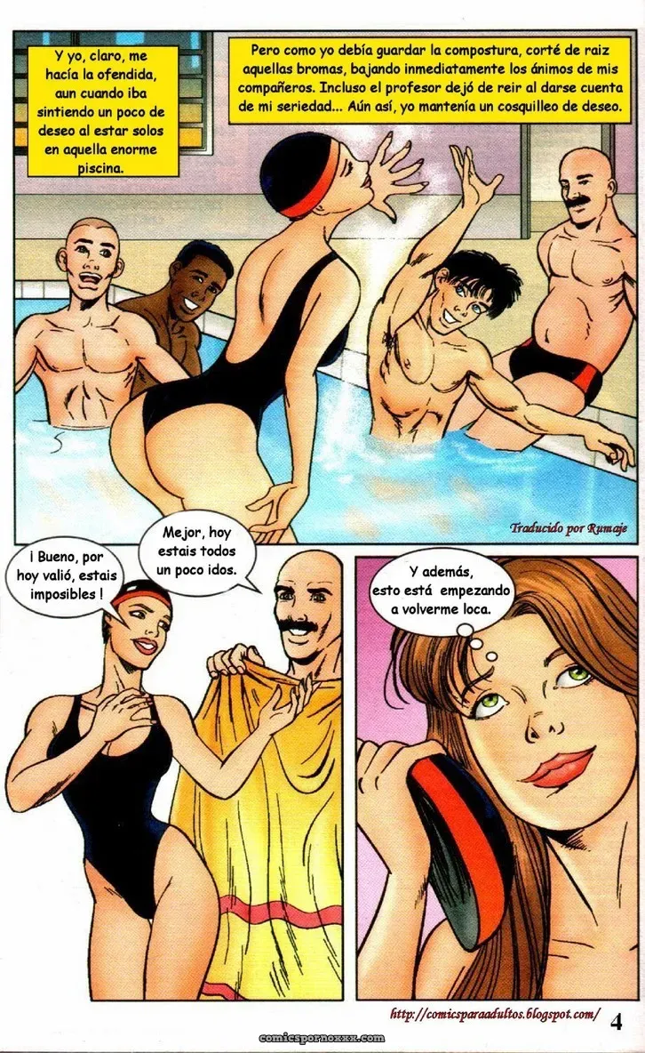 Comics Porno Brasileños: Diversión en el Vestuario - Página 3