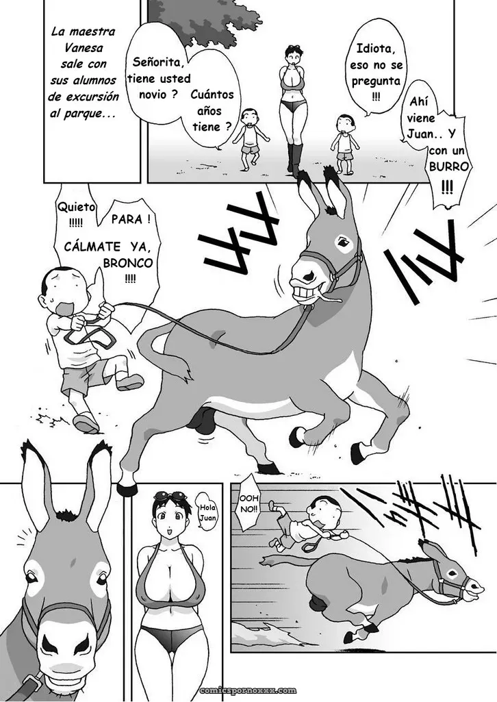El Burro Enamorado: Manga (Romance Zoofílico) - Página 5