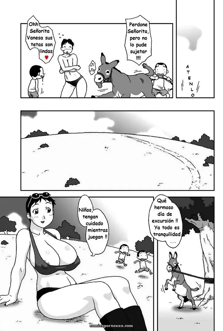 El Burro Enamorado: Manga (Romance Zoofílico) - Página 7