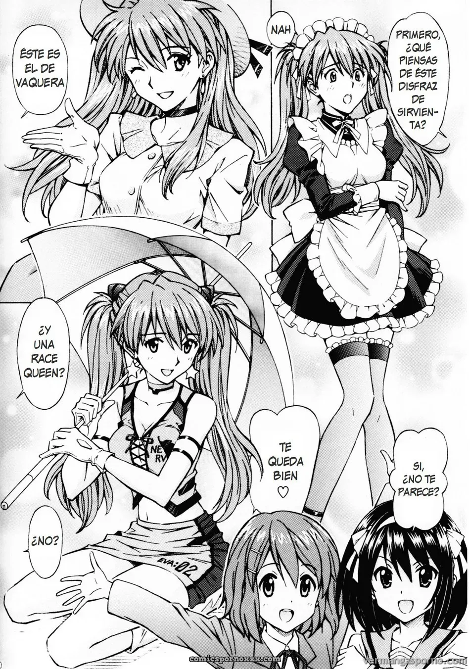 Cosplay Ecchi de Asuka Langley Soryu (Neon Genesis Evangelion) - Página 9