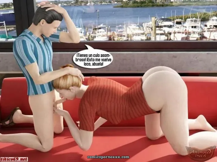 Sexo con mi Increíble Abuela: Cómic 3D - Página 10