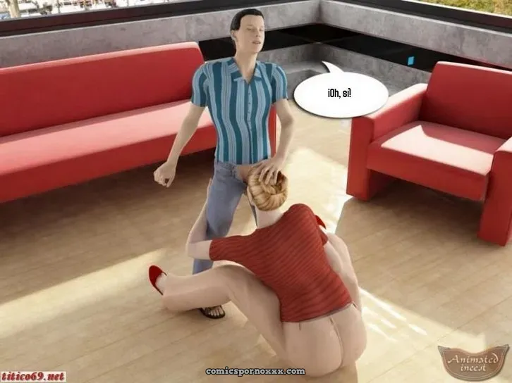 Sexo con mi Increíble Abuela: Cómic 3D - Página 7