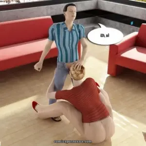 Sexo con mi Increíble Abuela: Cómic 3D - Página 7