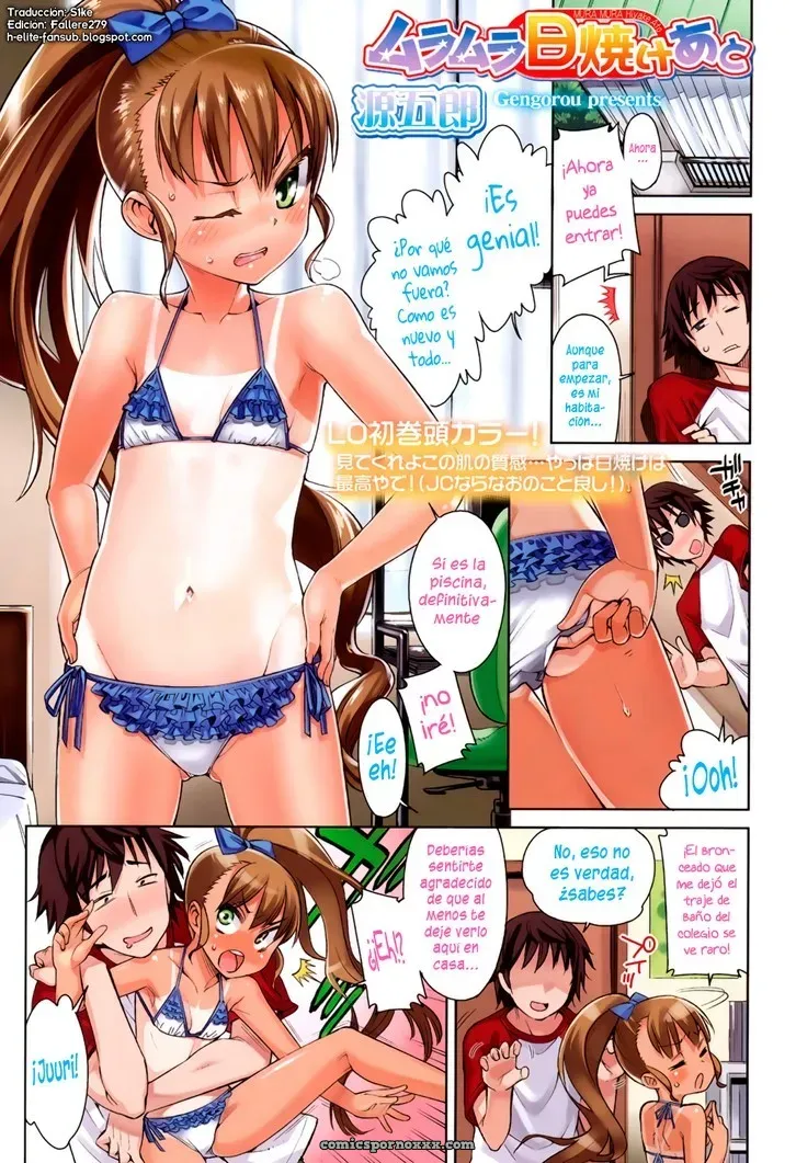 Sexy Bronceado Manga Hentai - Página 1