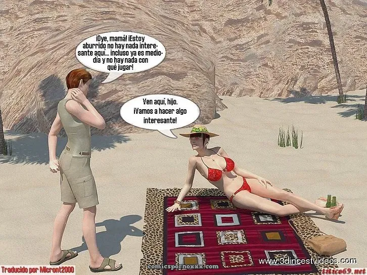 Con Mama En La Playa - Página 2