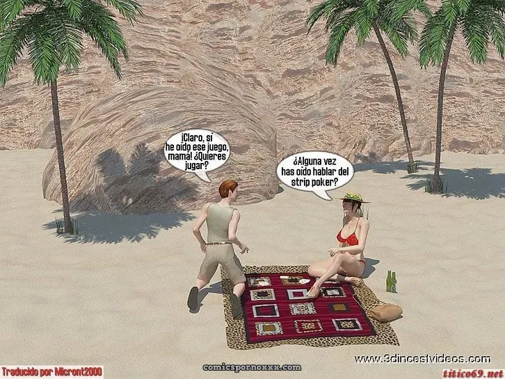 Con Mama En La Playa - Página 4