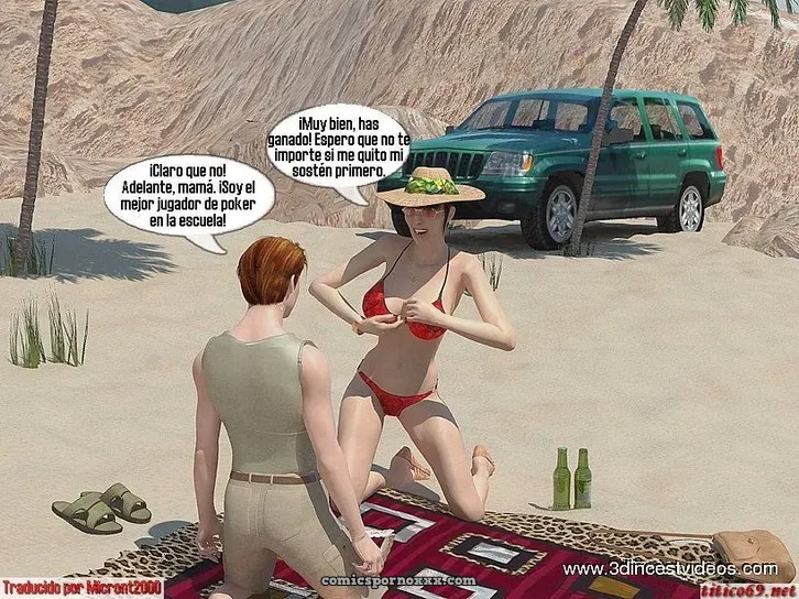 Con Mama En La Playa - Página 6