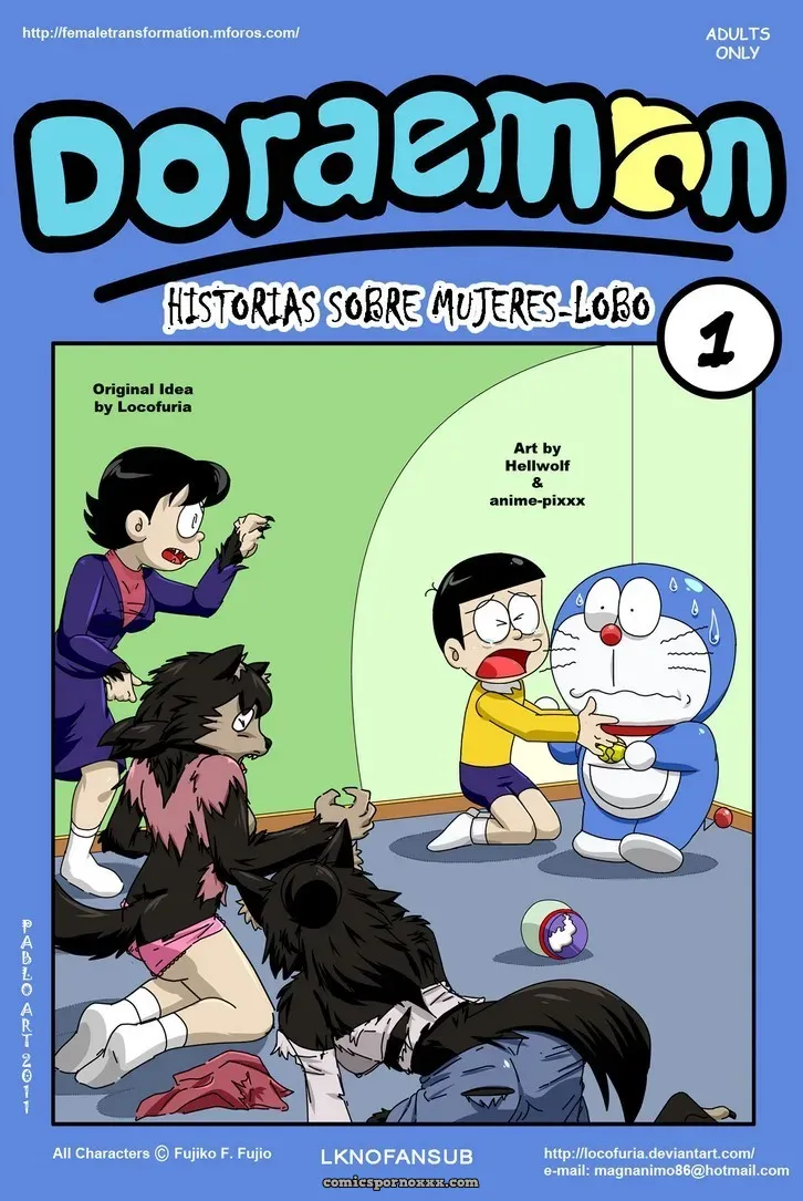 Historias De Hombres Lobos Doraemon - Página 1
