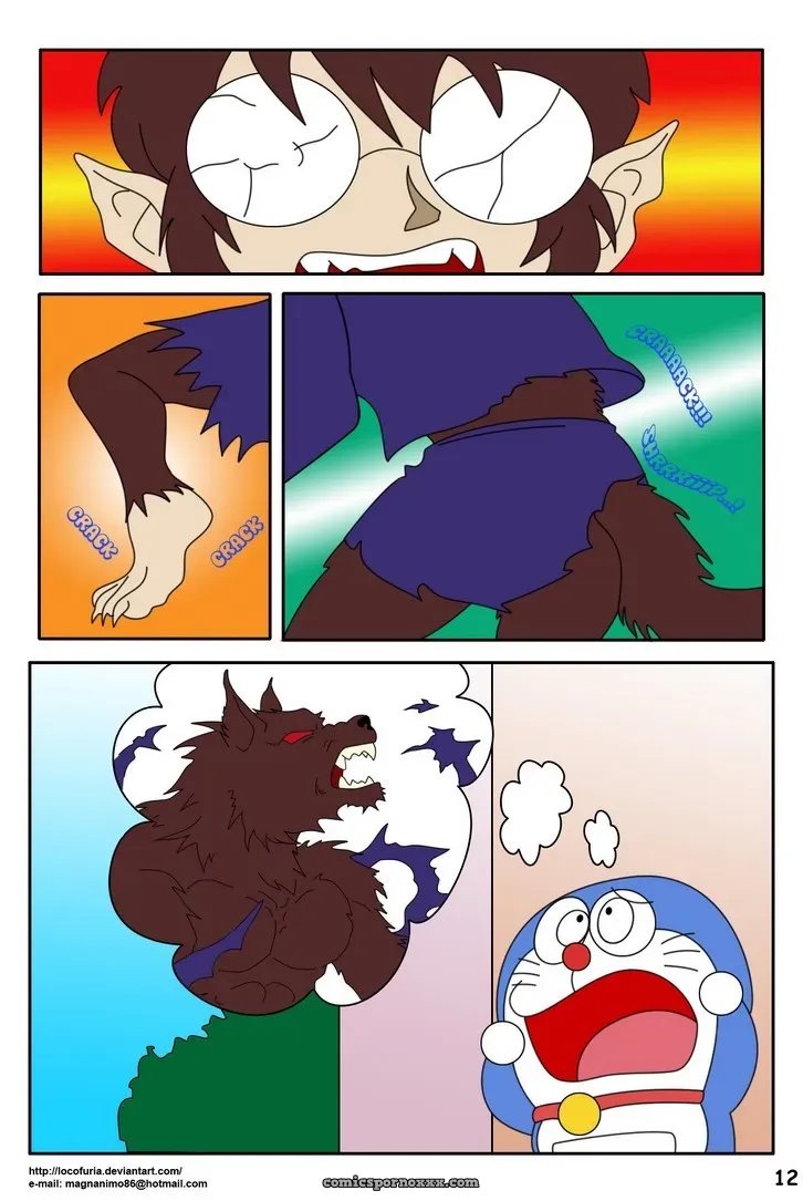 Historias De Hombres Lobos Doraemon - Página 14