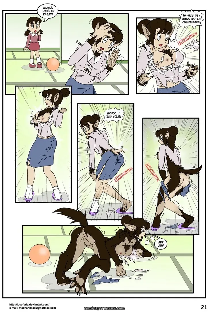 Historias De Hombres Lobos Doraemon - Página 24