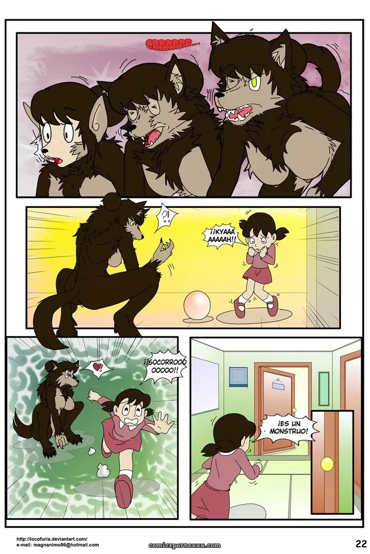Historias De Hombres Lobos Doraemon - Página 25
