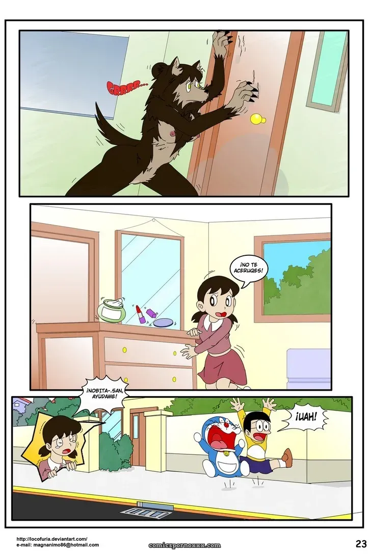 Historias De Hombres Lobos Doraemon - Página 26