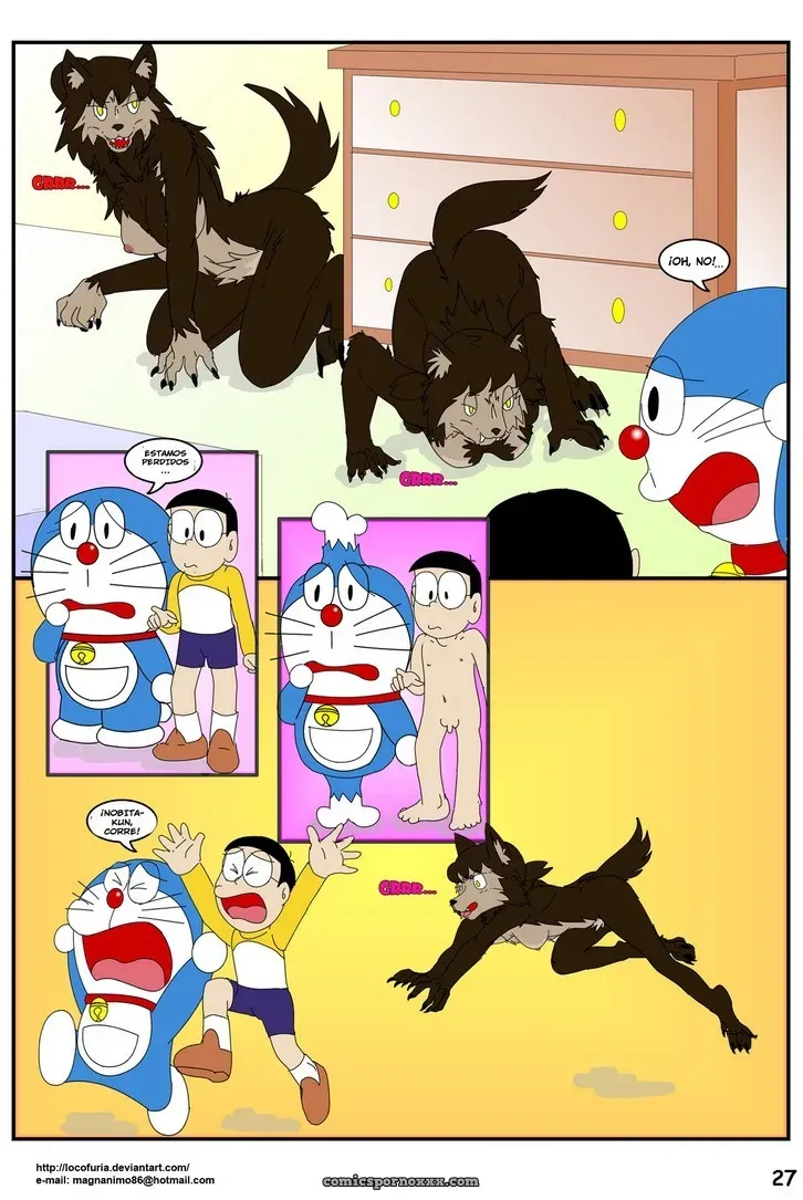 Historias De Hombres Lobos Doraemon - Página 30