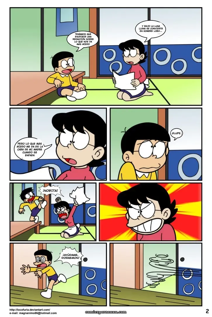 Historias De Hombres Lobos Doraemon - Página 4