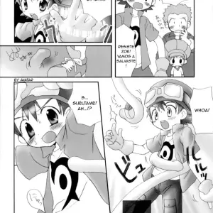 ¡Juega con Takuya! [Houkago Paradise (Sasorigatame)] Digimon Frontier - Página 7