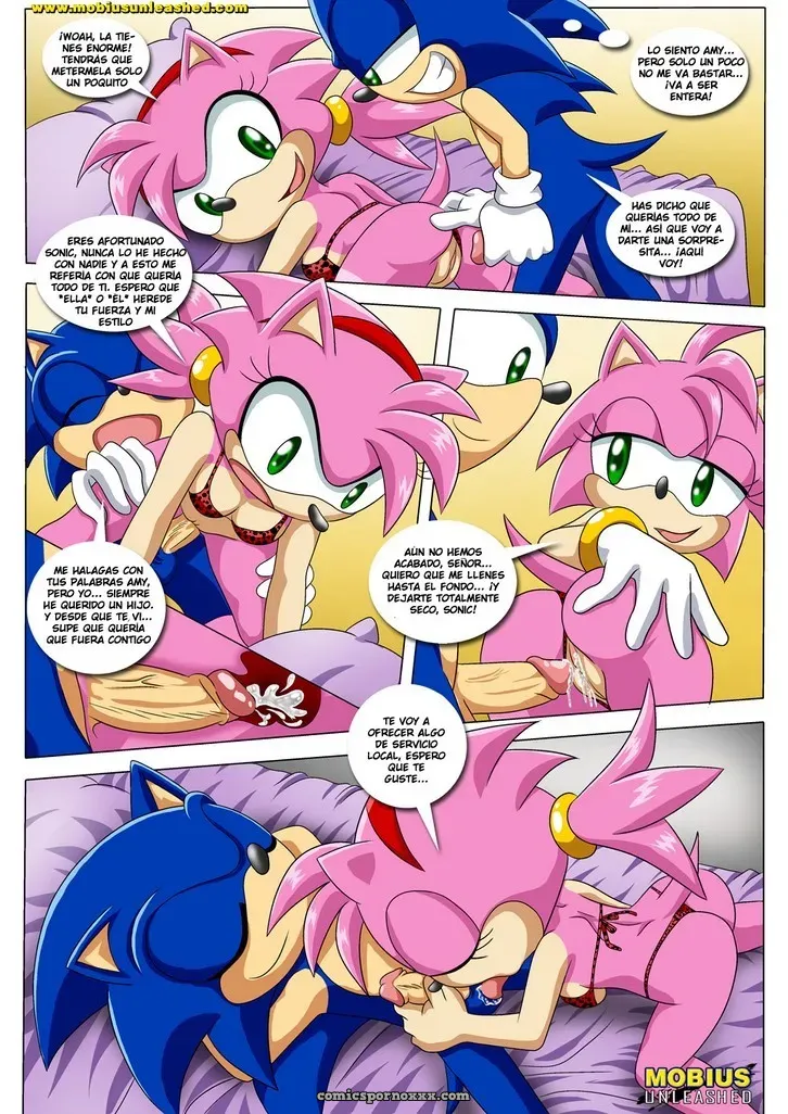 La Primera Impresión (Sonic Follando a Amy) - Página 4