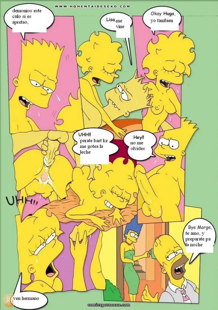 Bart y Hugo se Fornican a Marge y Lisa Simpson - Página 18