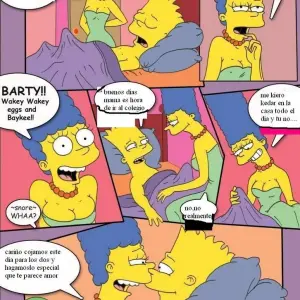 Bart y Hugo se Fornican a Marge y Lisa Simpson - Página 1