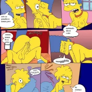 Bart y Hugo se Fornican a Marge y Lisa Simpson - Página 4