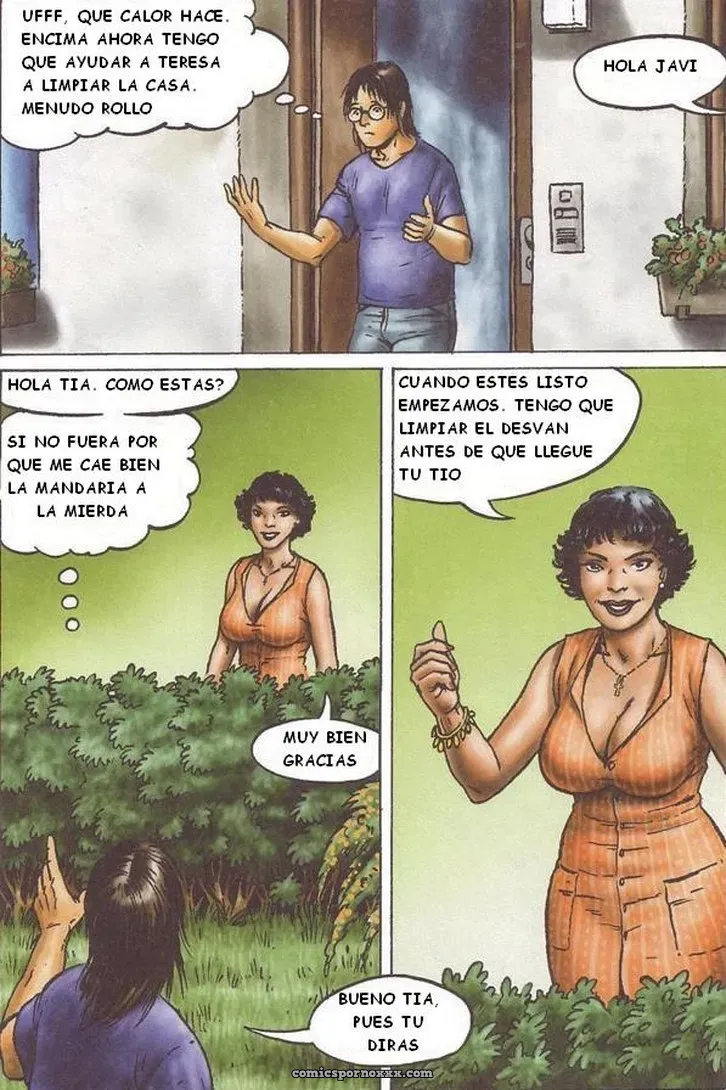 Limpiando Con Mi Tia - Página 1