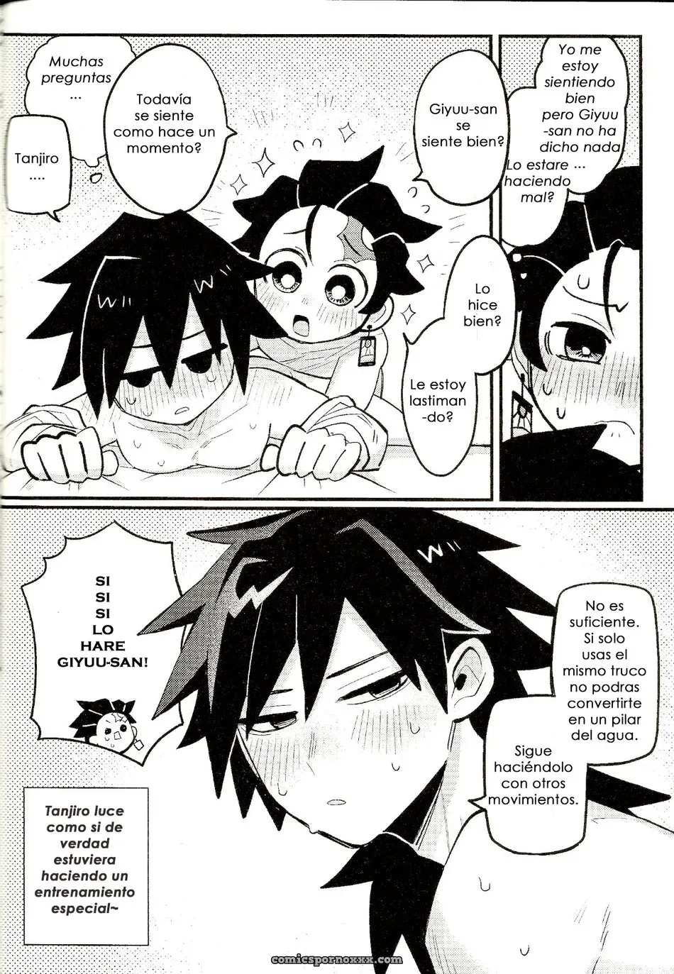 Entrenamiento de Respiración Acuática Especial de Wenyu (Kimetsu No Yaiba) - Página 16