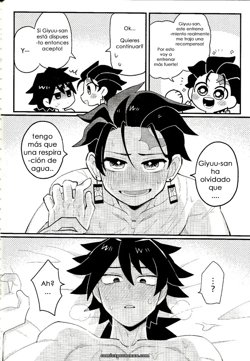 Entrenamiento de Respiración Acuática Especial de Wenyu (Kimetsu No Yaiba) - Página 28