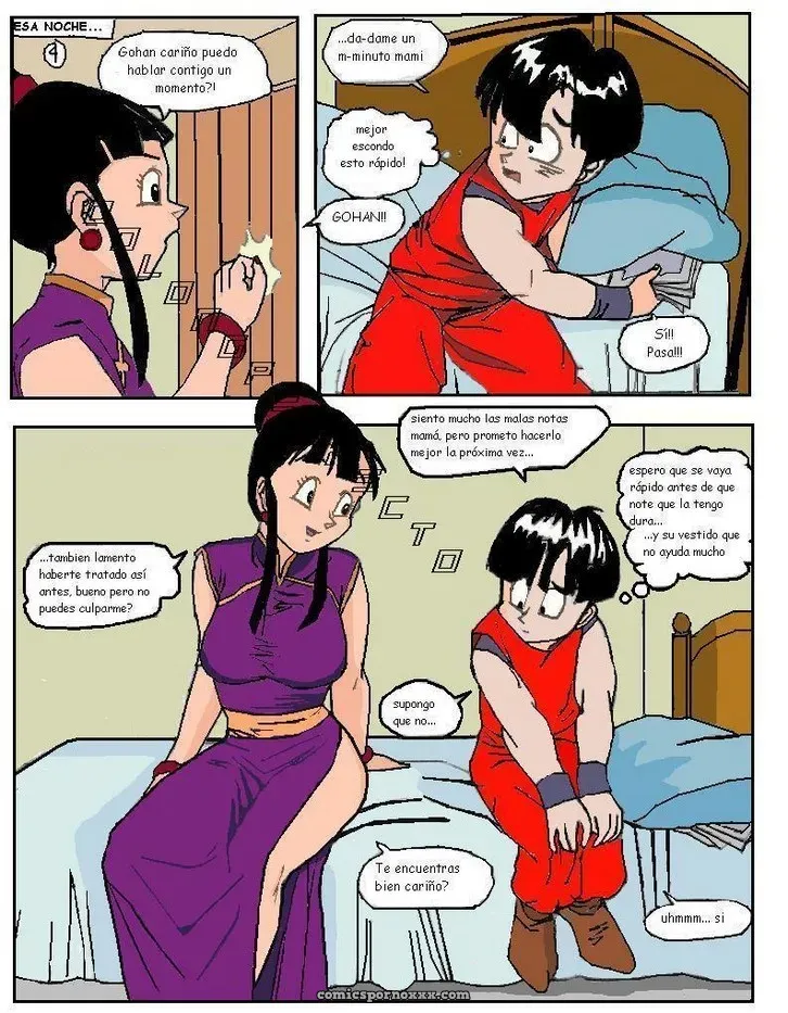 Chichi Incentiva Gohan Mamando su Polla - Página 4