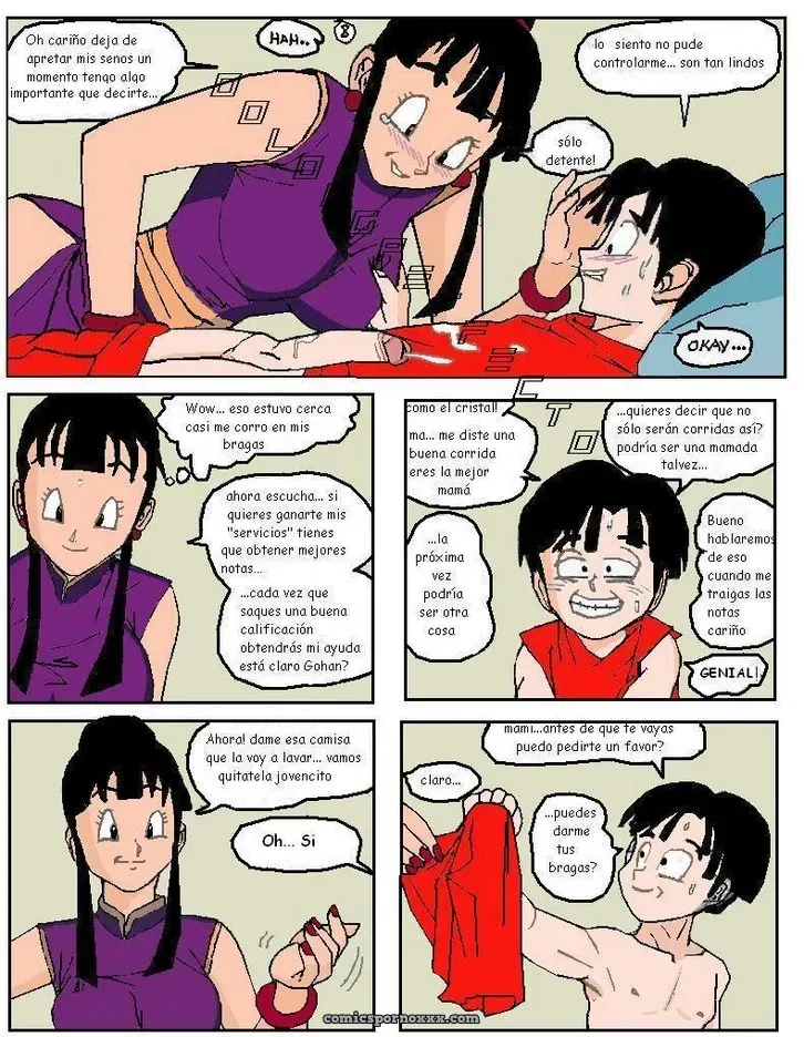 Chichi Incentiva Gohan Mamando su Polla - Página 8