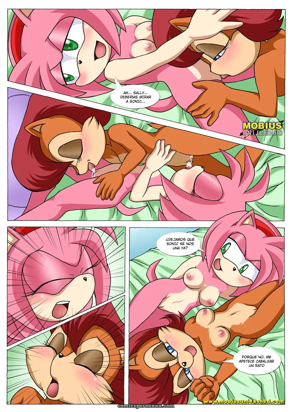Divertida Noche de Sábado #1 (Saga Completa de Sonic, Sally, Amy, Tails, Knuckles) - Página 4