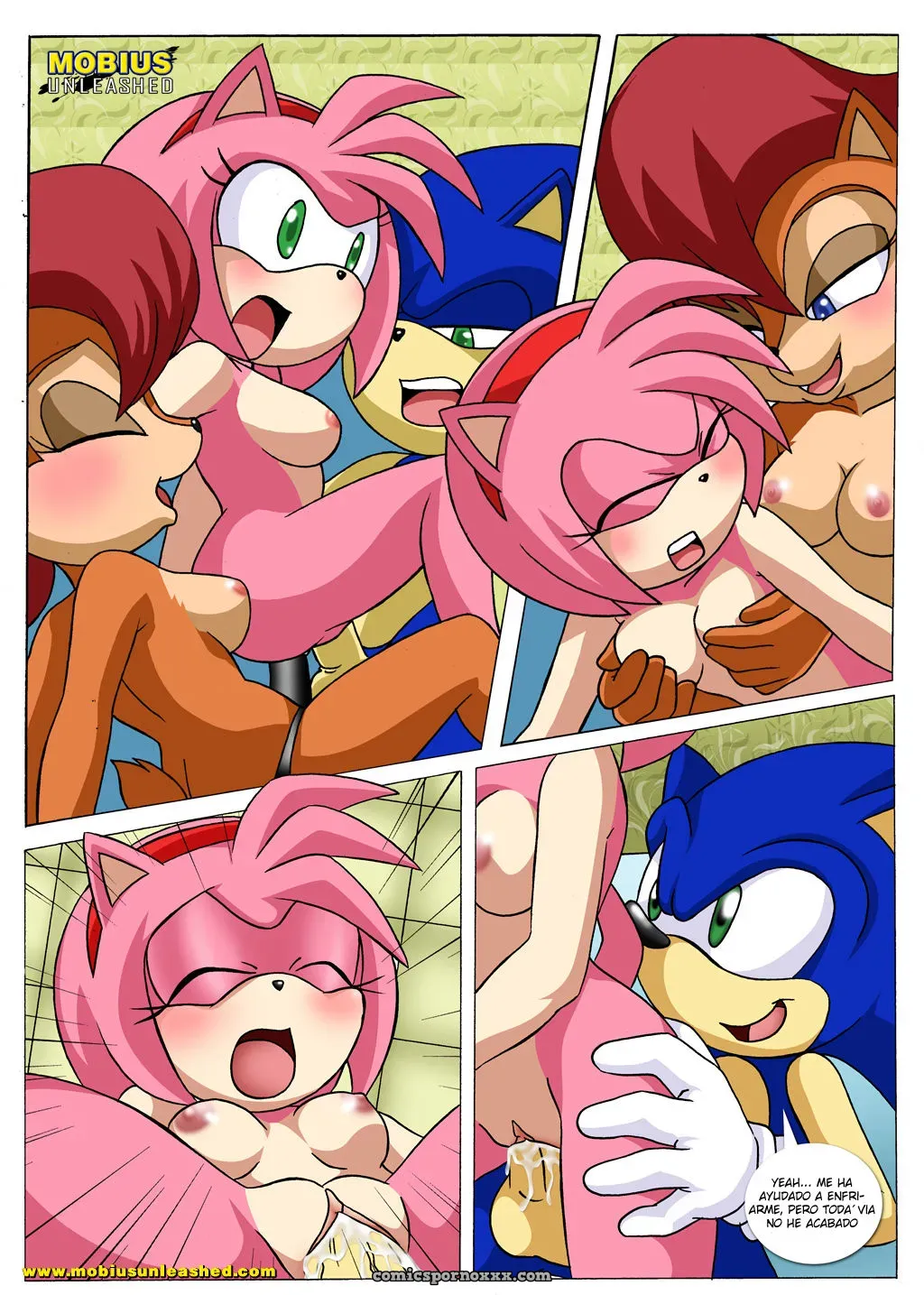 Divertida Noche de Sábado #1 (Saga Completa de Sonic, Sally, Amy, Tails, Knuckles) - Página 8