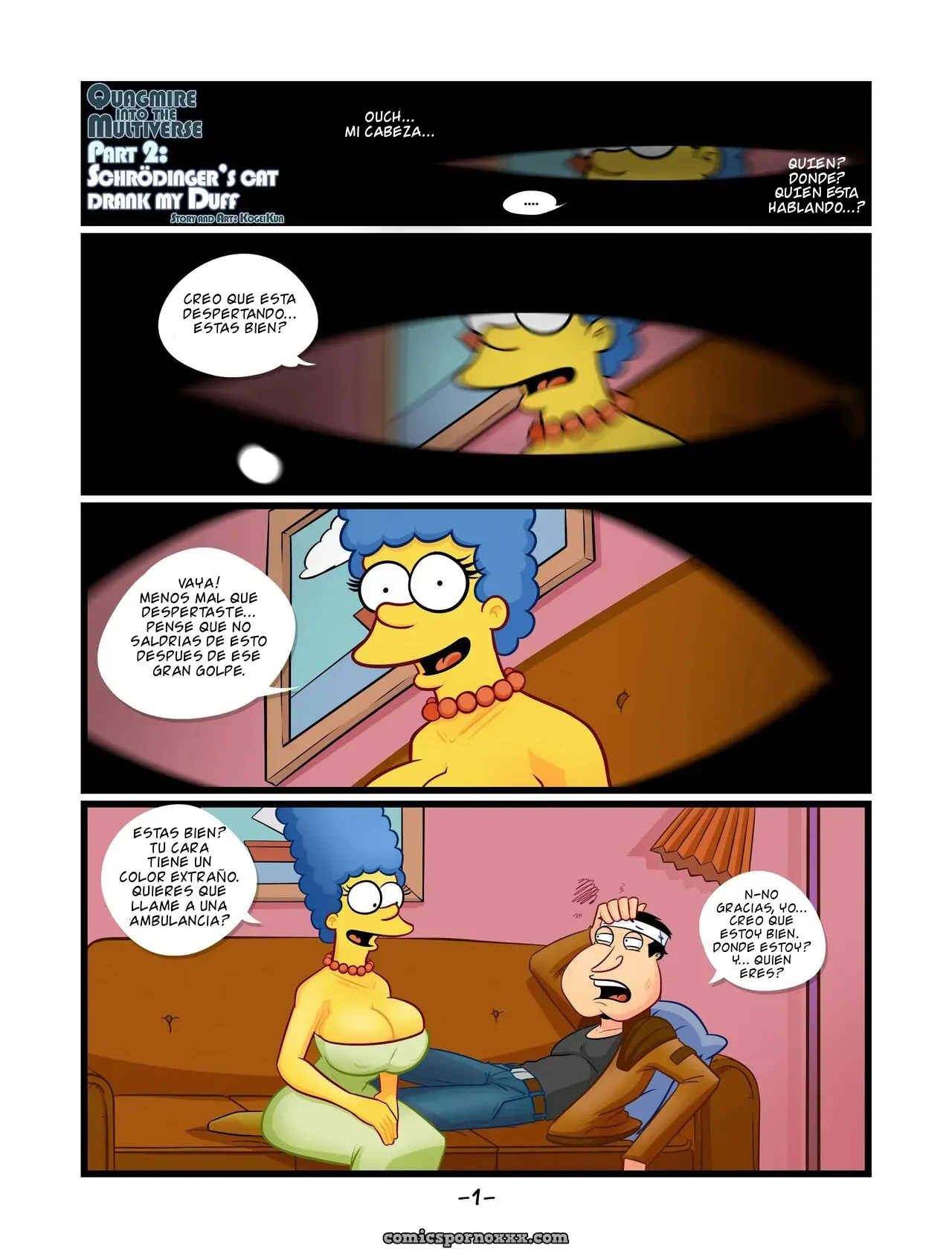 Quagmire: Al Infierno del Multiverso #2 - Página 1