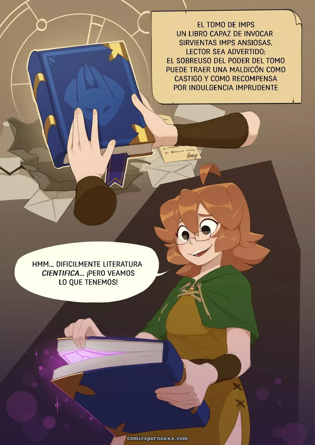 Eclair, La Investigadora Monstruosa, y el Libro de los Duendes – Huffslove - Página 1