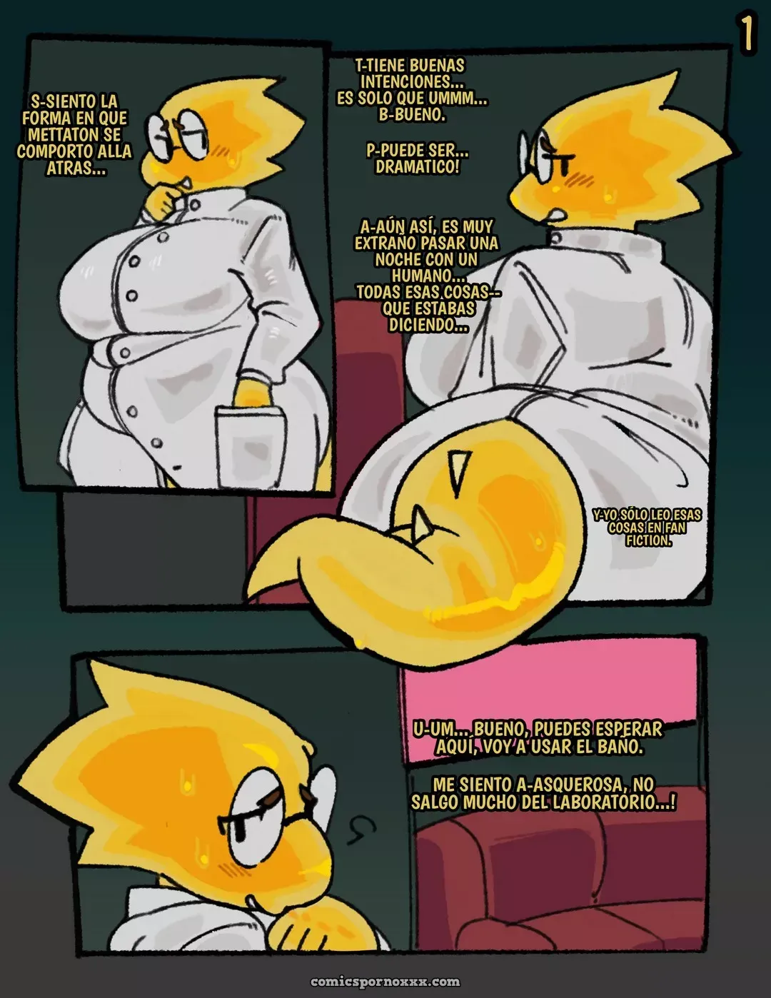 La Primera Impresión de Alphys - Página 2