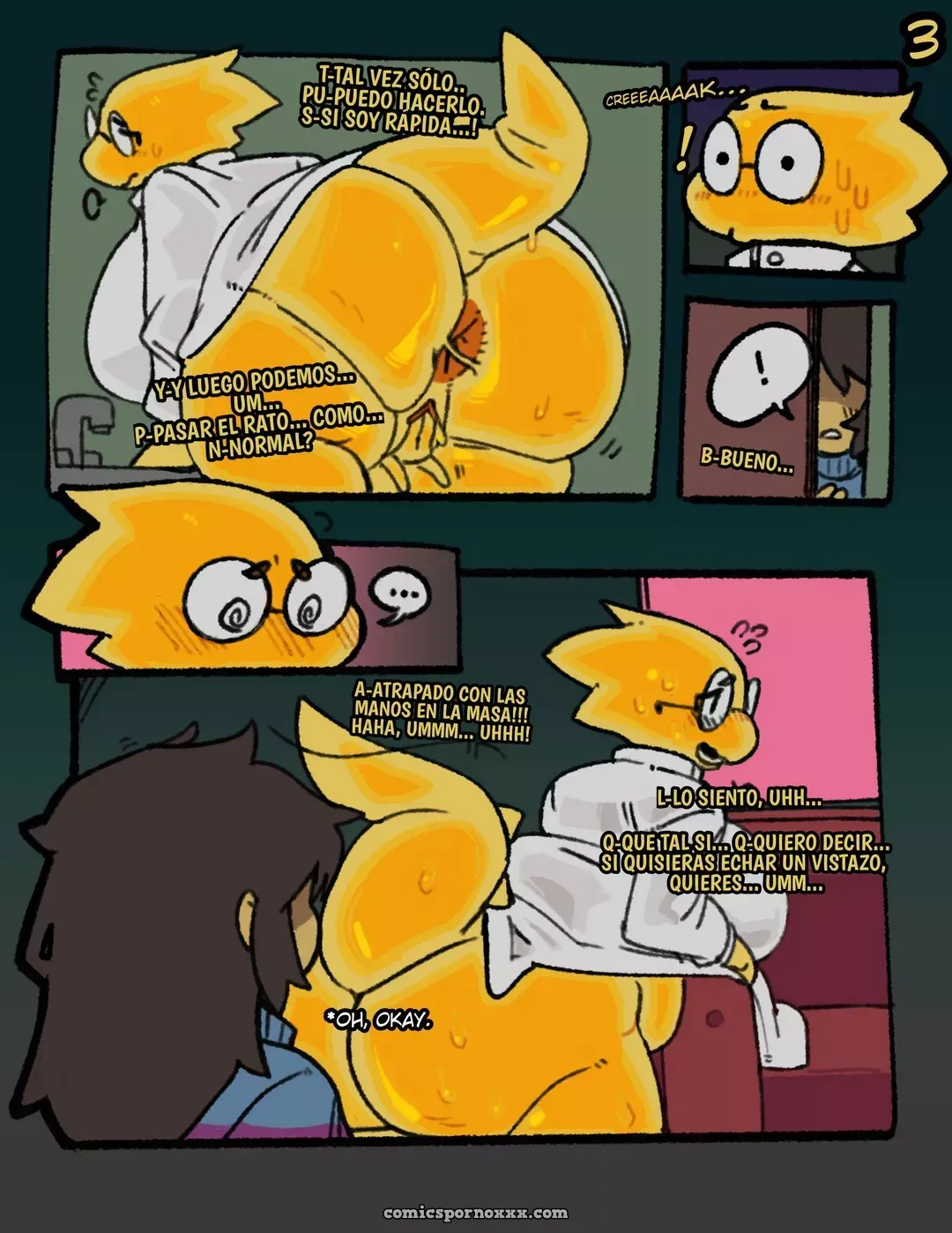 La Primera Impresión de Alphys - Página 4
