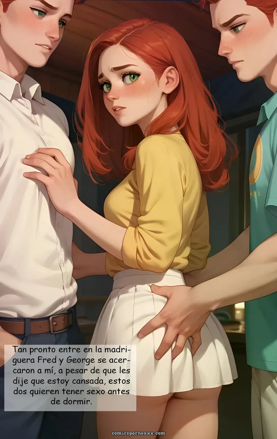 Ginny Weasley: El Juego Sexual de sus Hermanos 2 – Kain200 - Página 16