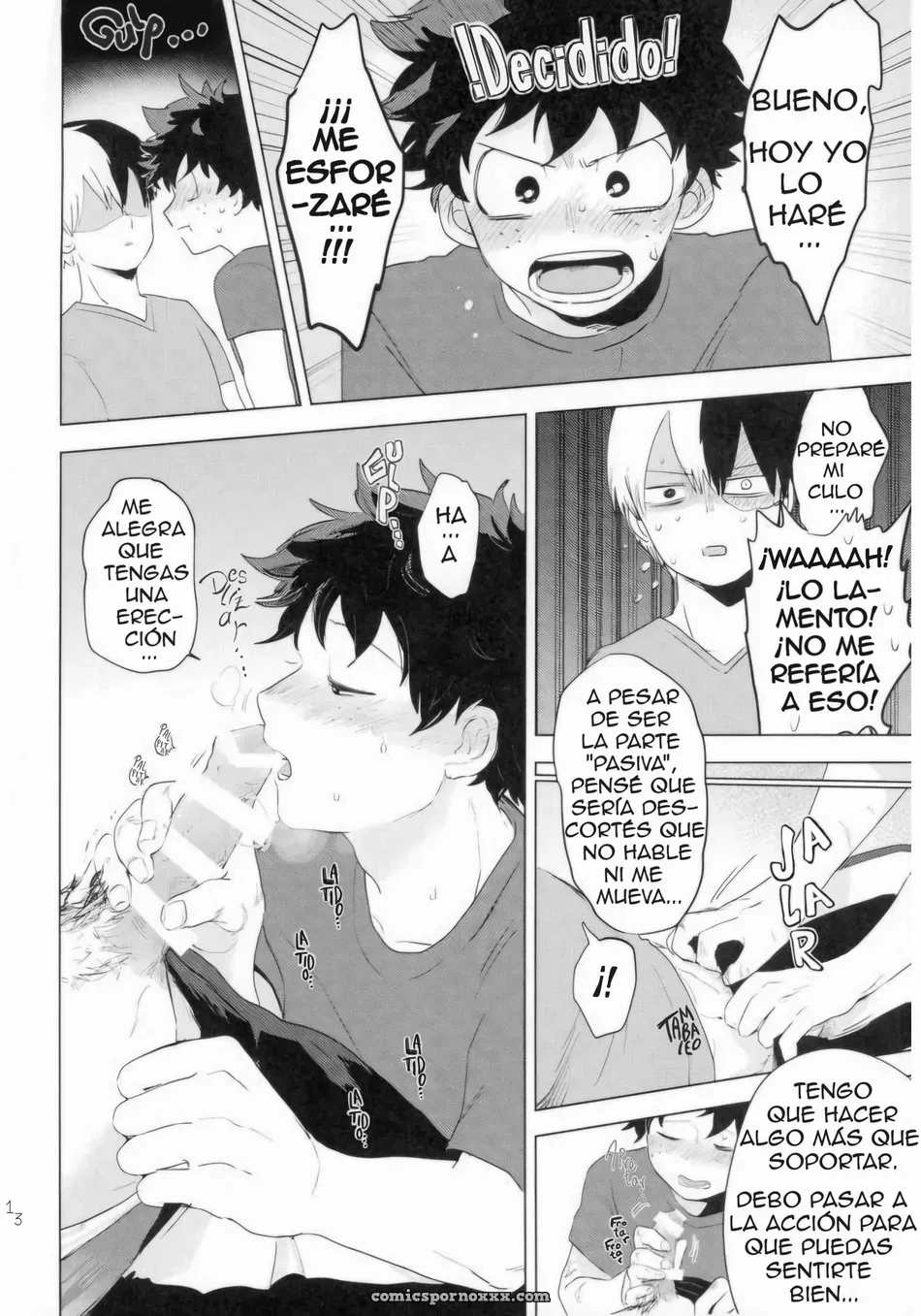 Venganza Nocturna: My Hero Academia Yaoi - Página 13
