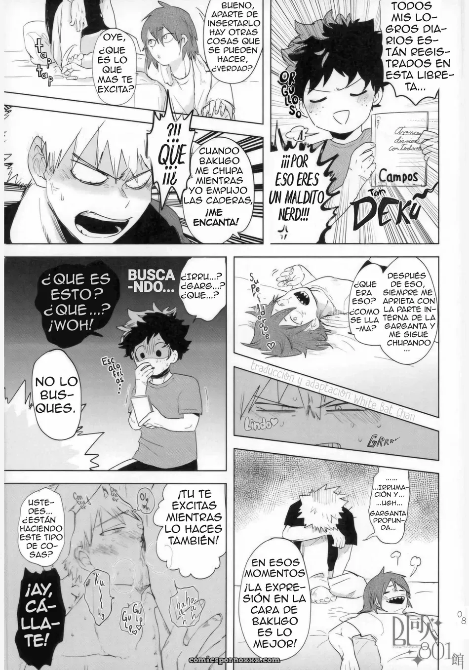 Venganza Nocturna: My Hero Academia Yaoi - Página 8