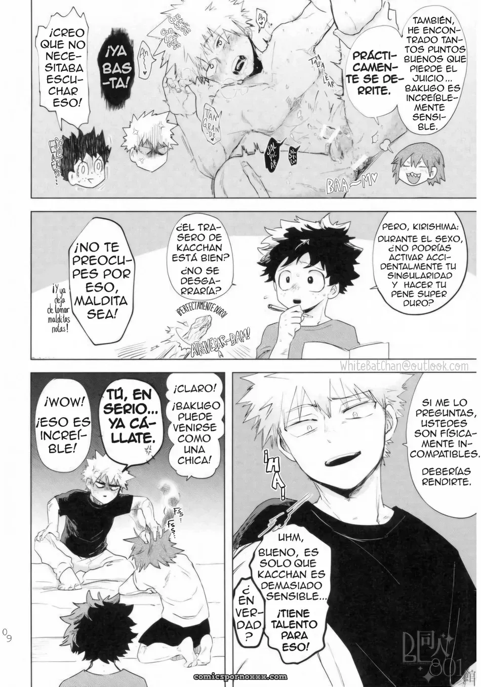 Venganza Nocturna: My Hero Academia Yaoi - Página 9