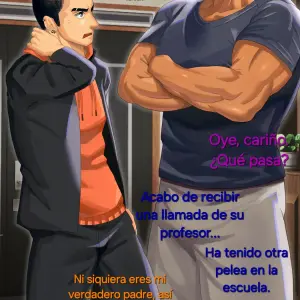 Hijastro Culiando con su Padrastro [Izukonohito] - Página 1