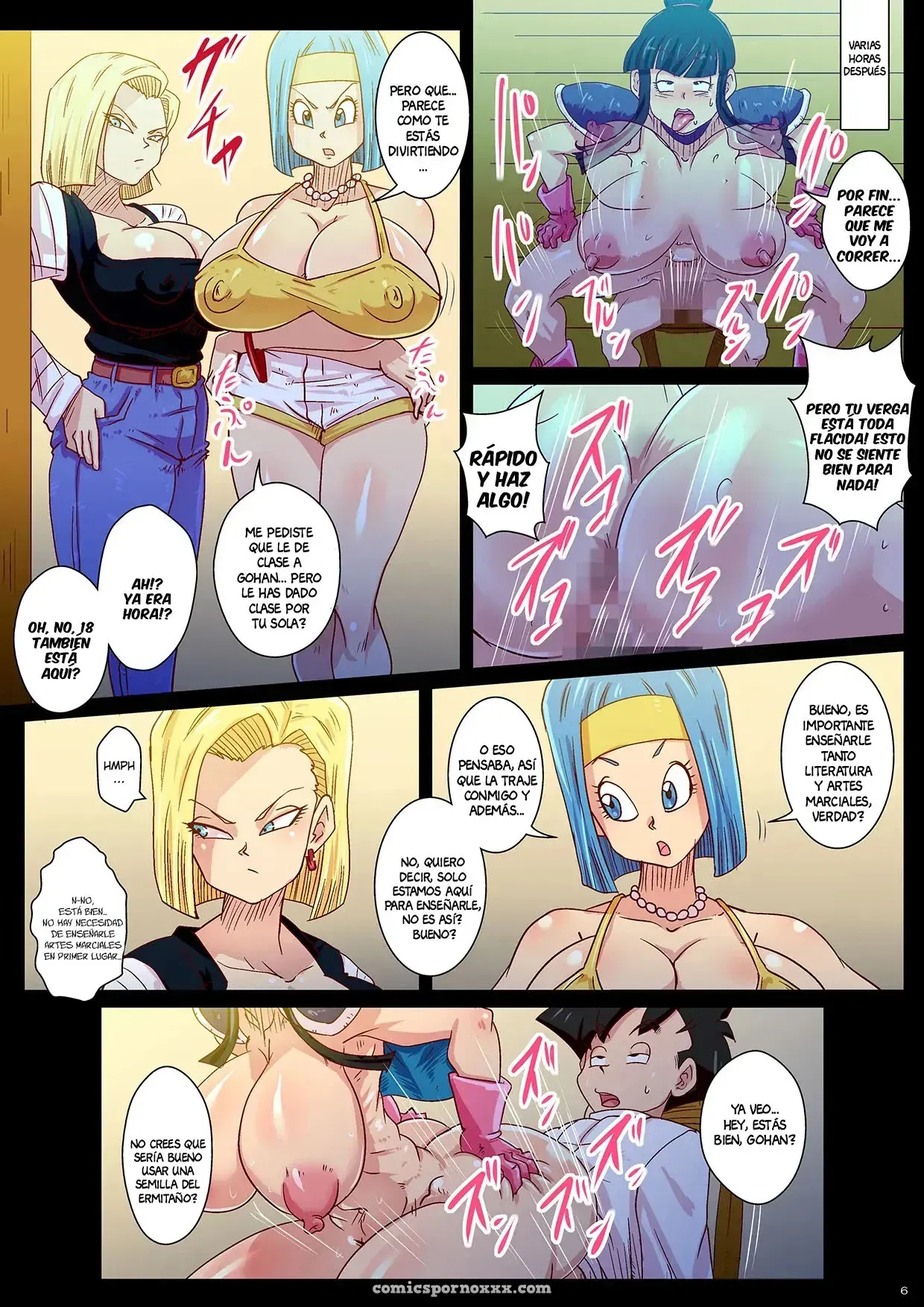 Entrenamiento Especial De Gohan Para Controlar Su Deseo Sexual Con Bulma - Página 6