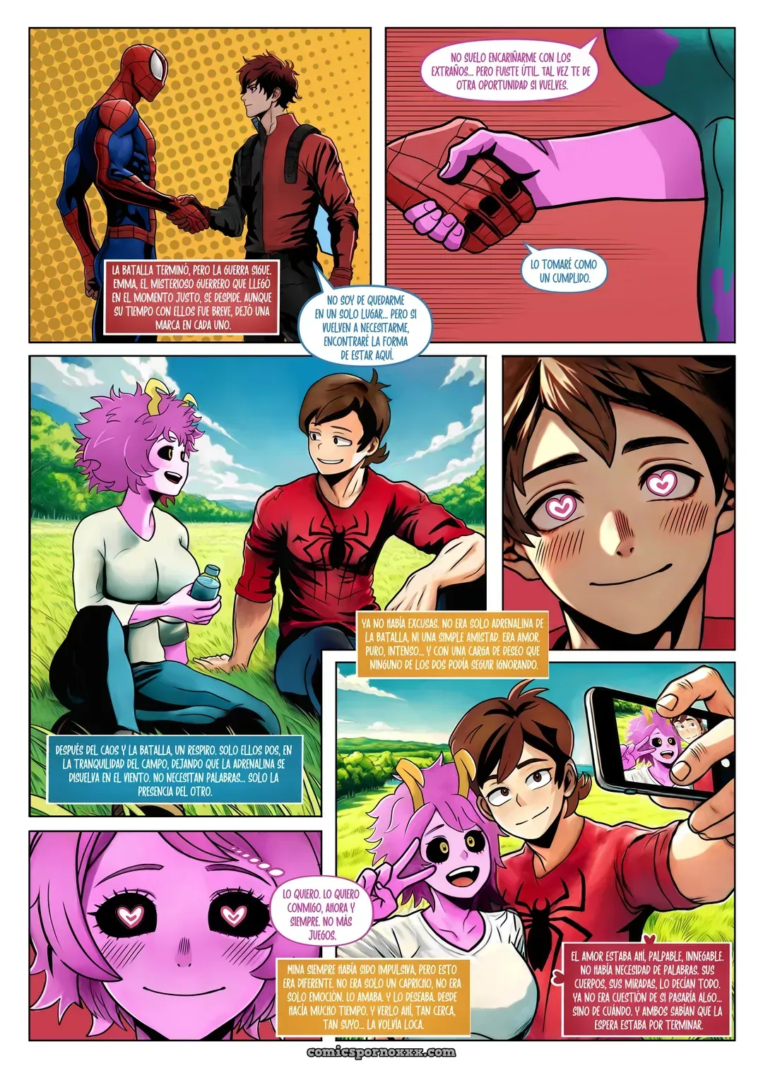 Mina Ashido x Spider-Man: Sueño Onirico - Página 16