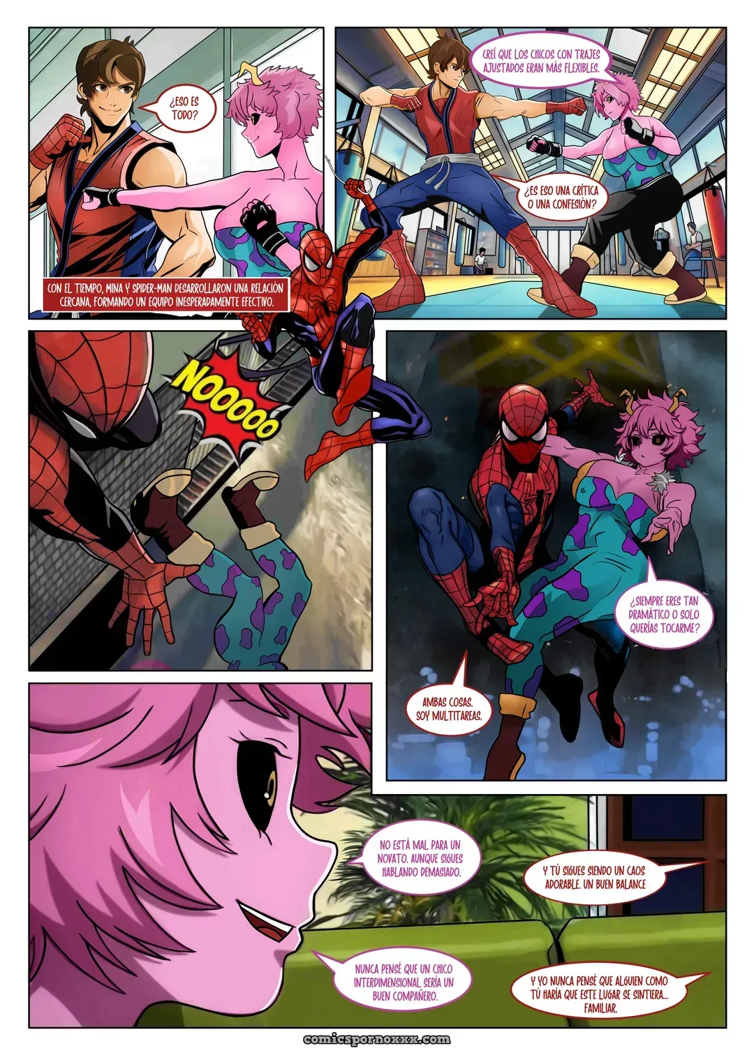Mina Ashido x Spider-Man: Sueño Onirico - Página 6