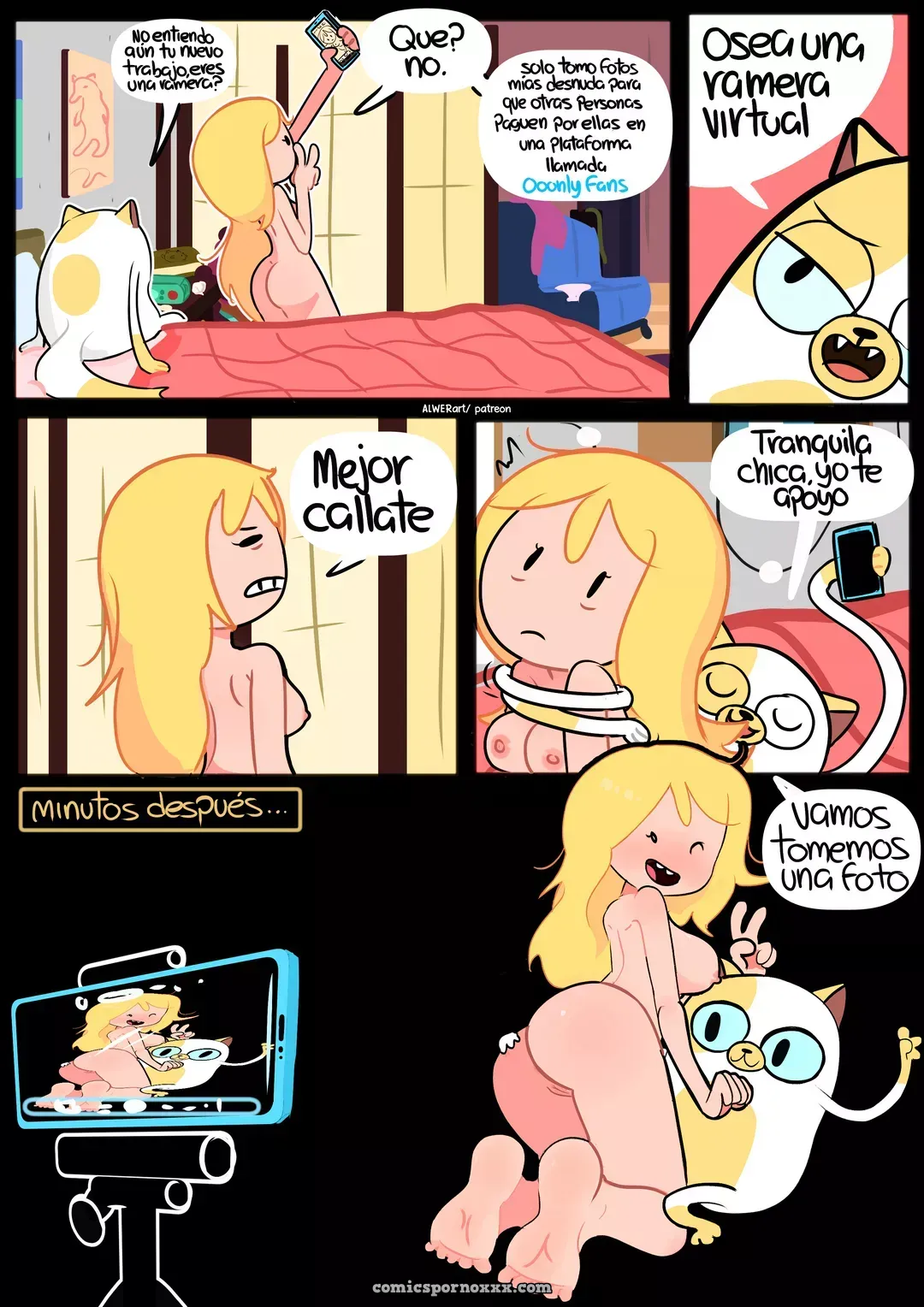 Fionna y Cake: Un Nuevo Trabajo – Arte de Alwerart - Página 3