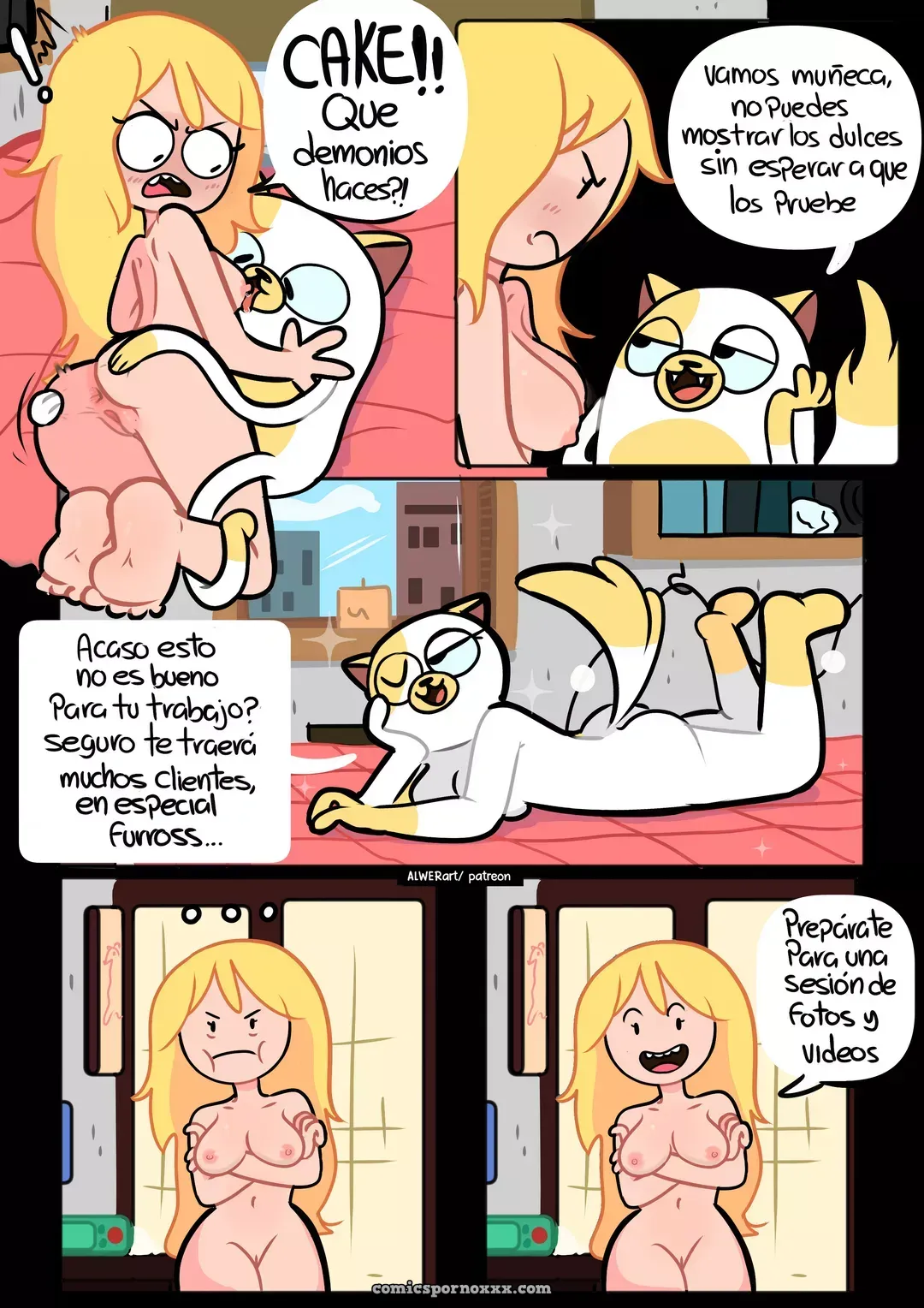 Fionna y Cake: Un Nuevo Trabajo – Arte de Alwerart - Página 4