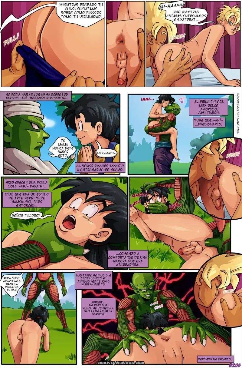 Goku y Gohan en un Duro Entrenamiento Anal (Special Training) - Página 3