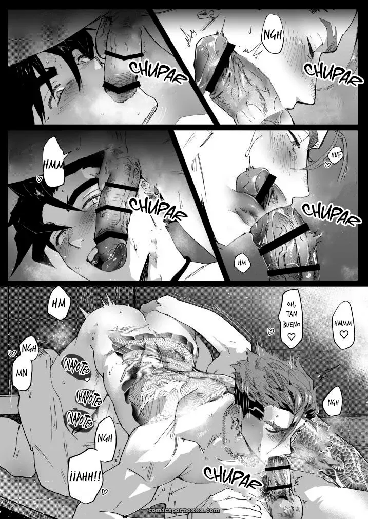 ¡A la Yakuza Perra le Encanta el DT! (Pacoz, Kamoshika Ryo, Kantama) - Página 16