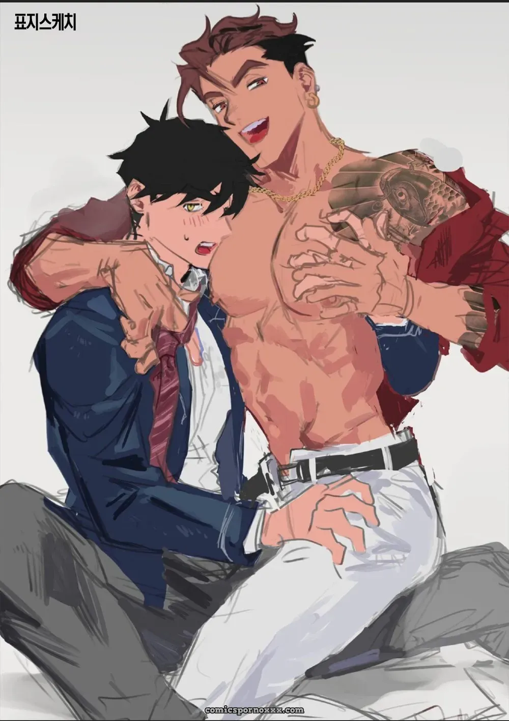¡A la Yakuza Perra le Encanta el DT! (Pacoz, Kamoshika Ryo, Kantama) - Página 34