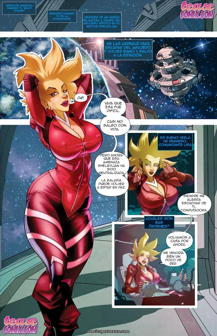 La Zorra Espacial #1 – Futanari - Página 2