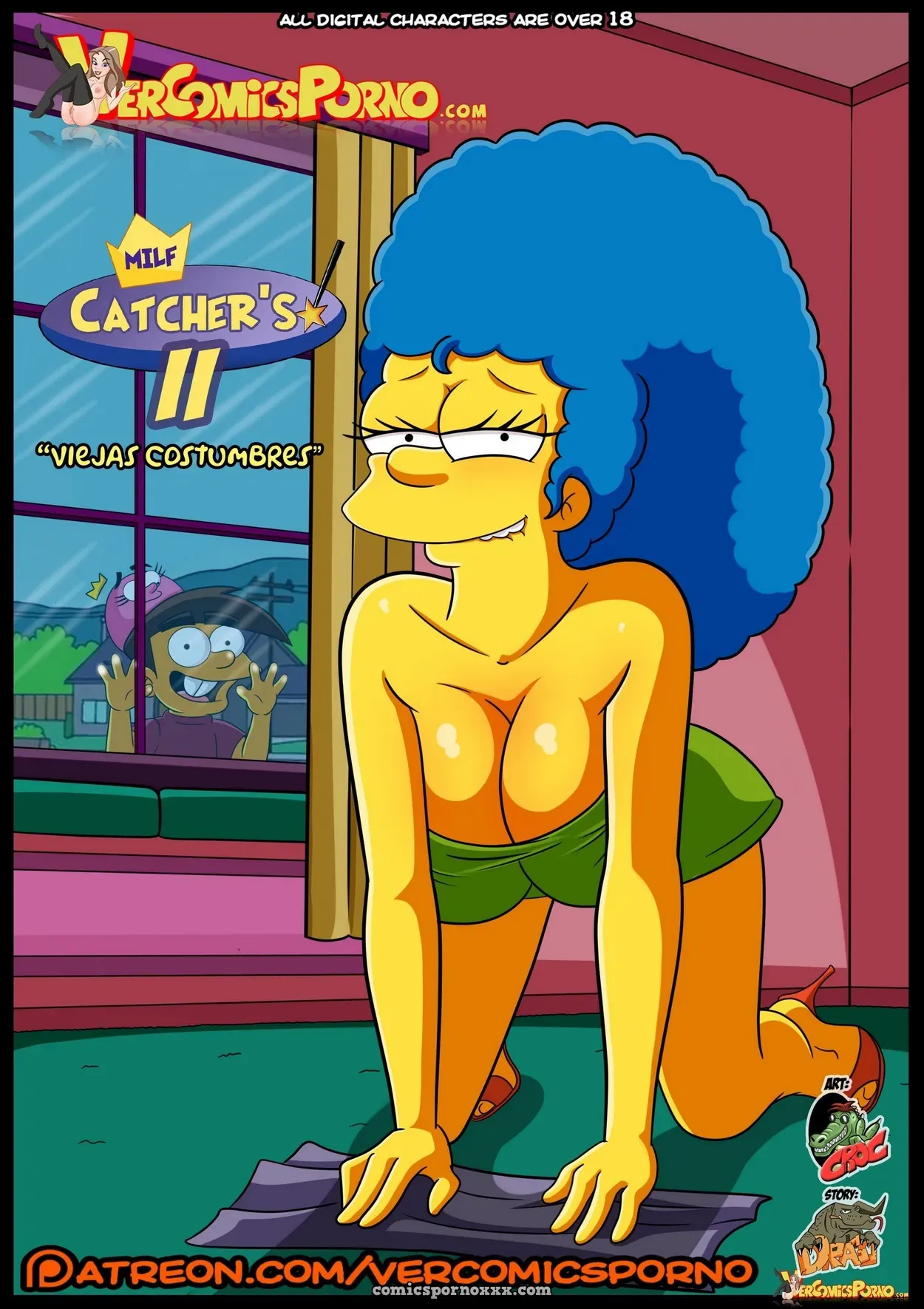 Milfs Catcher’s #2 (Los Simpson y Los Padrinos Mágicos Tienen Sexo) - Página 1